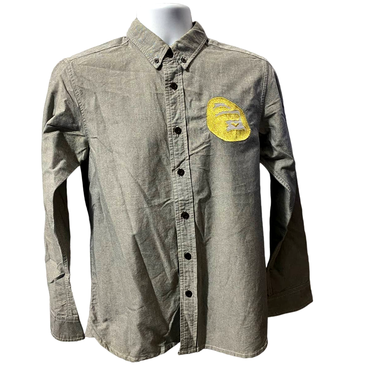 Xlarge  Brand Size Medium Monkey Ape Patch Long Sleeve Shirt
